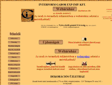 Tablet Screenshot of interformgabor.hu